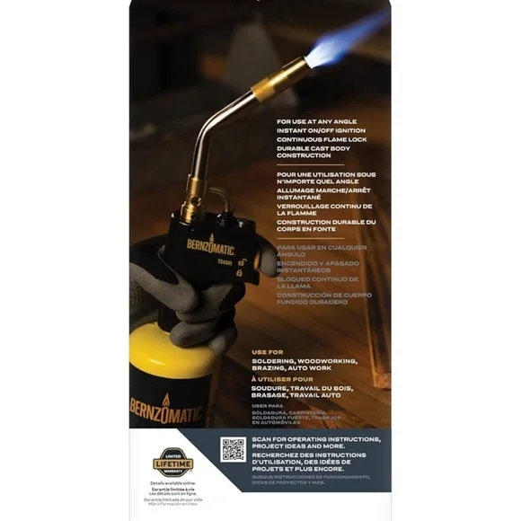 Bernzomatic TS8000 - High Intensity Trigger Start Torch , Black - Picture 9 of 9